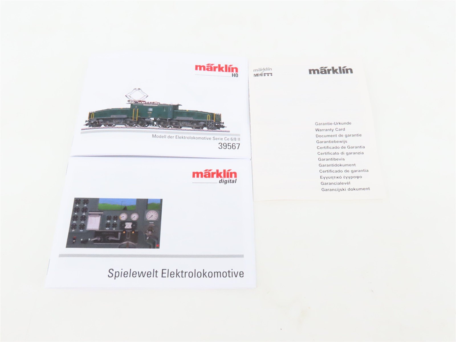 HO 3-Rail AC Marklin 39567 SBB Ce6/8II 