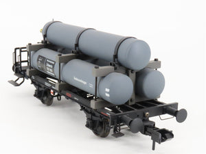 G/1 Gauge 1:32 Marklin 58070 DRG German Flat Car #707 810 w/ Gas Tanks Load