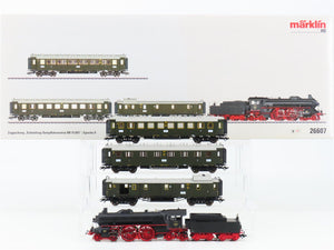 HO 3-Rail AC Marklin Digital 26607 DRG German 4-4-4 BR15 Steam Passenger Set