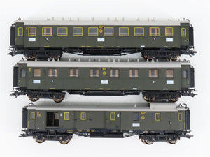 HO 3-Rail AC Marklin Digital 26607 DRG German 4-4-4 BR15 Steam Passenger Set