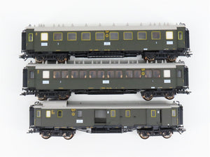 HO 3-Rail AC Marklin Digital 26607 DRG German 4-4-4 BR15 Steam Passenger Set