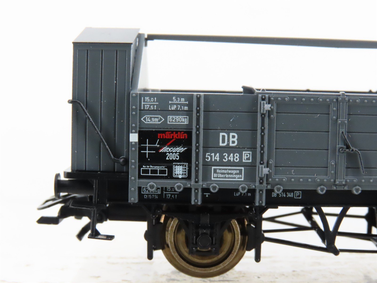 HO 3-Rail Marklin Insider 46022 DB Moeck Quarry & Ballast Gondola #514 348P