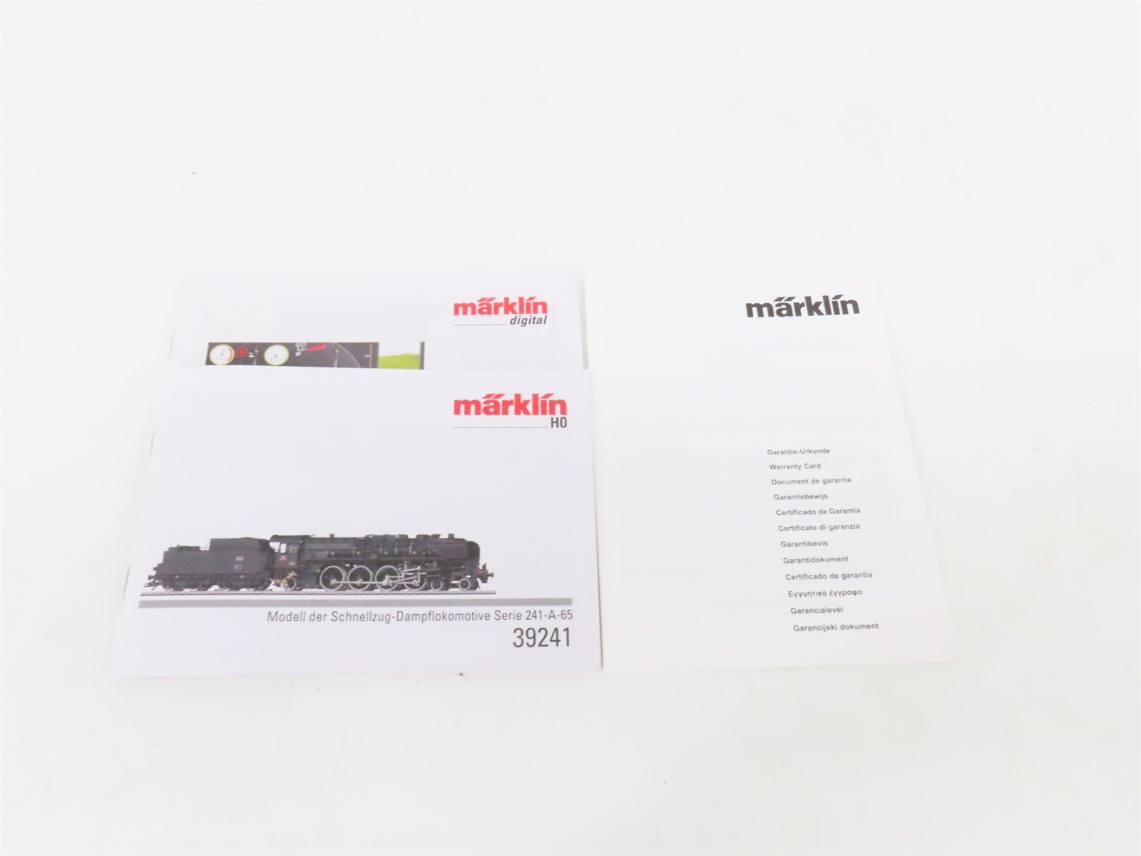 HO 3-Rail AC Marklin 39241 SNCF French 4-8-2 Class 241-A Steam #65 w/DCC & Sound
