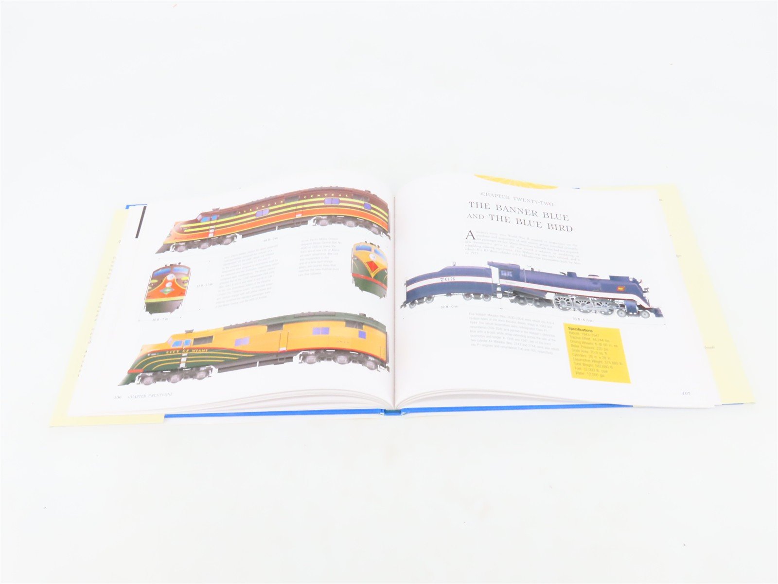 American Passenger Trains & Locomotives Illustrated by Mark Wegman ©2008 HC Book