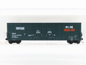 N Atlas 5850A USLX Tropicana Orange Juice Evans Double Plug Door Box Car #13065