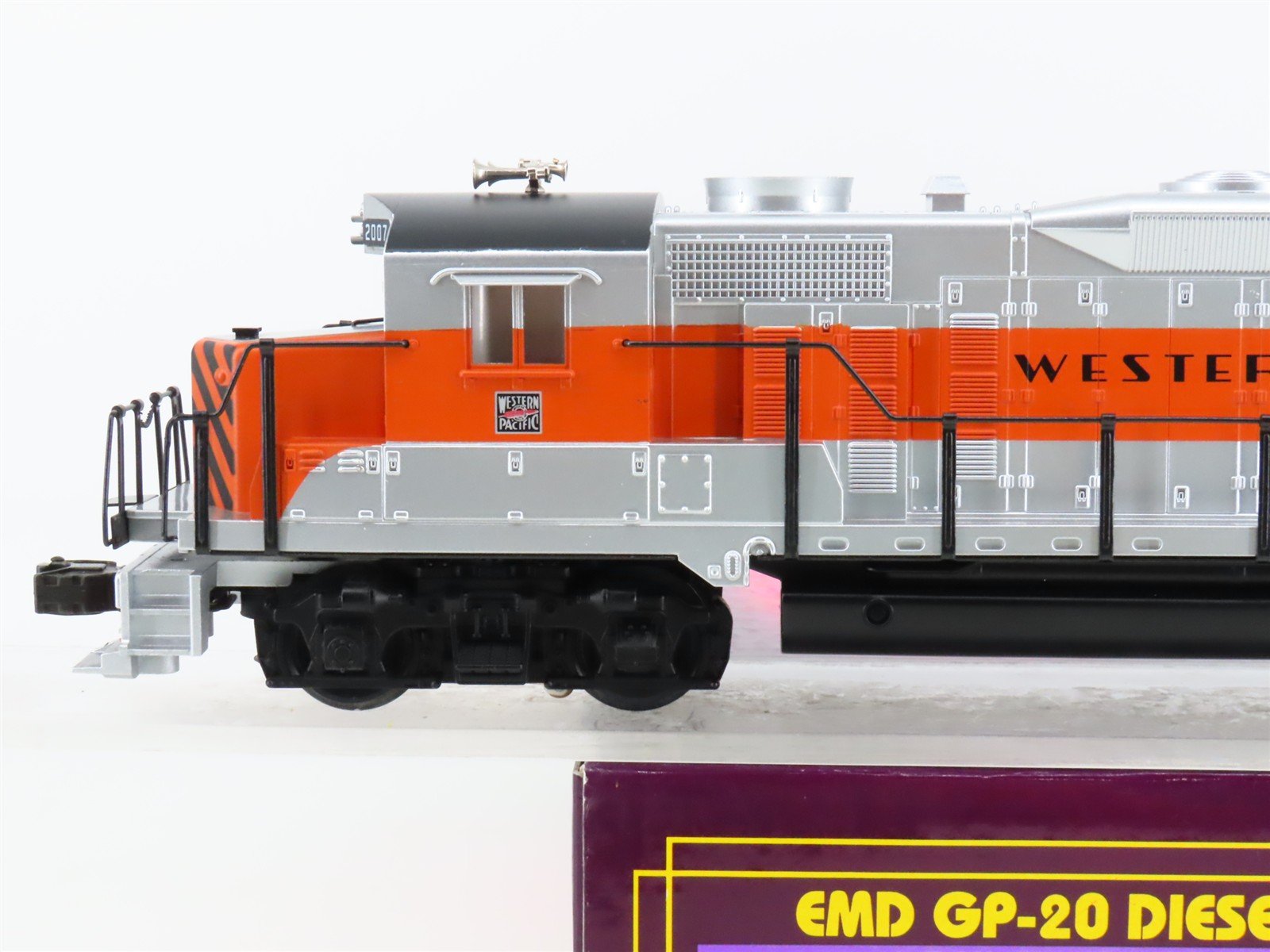 O Gauge 3-Rail MTH MT-2141LP WP Western Pacific EMD GP20 Diesel #2007 w/ Sound