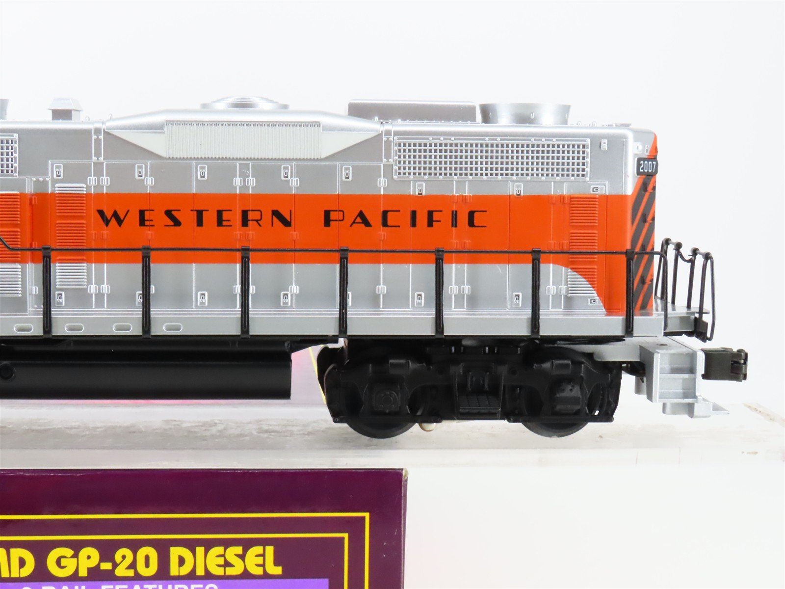 O Gauge 3-Rail MTH MT-2141LP WP Western Pacific EMD GP20 Diesel #2007 w/ Sound