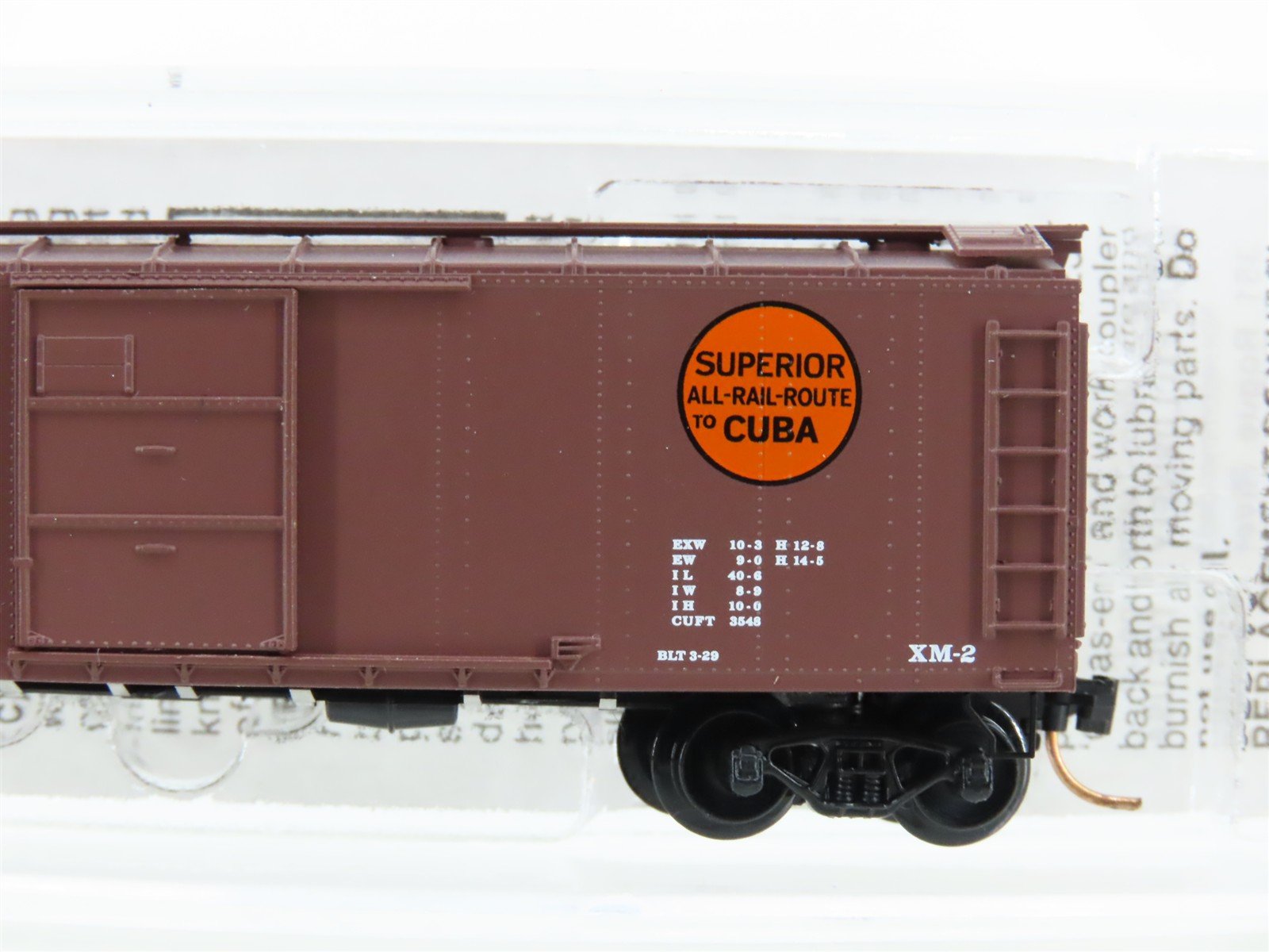 N Micro-Trains MTL 120510 WIF West India Fruit & Steamship 40' Box Car #106