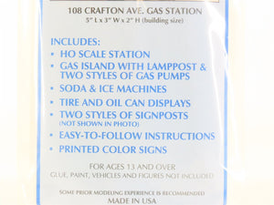 HO 1/87 Scale City Classics Kit 108 Crafton Ave. Gas Station Building