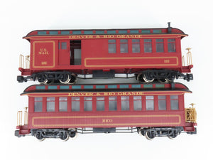 G Scale Bachmann 90022 Gold Rush Steam Locomotive Passenger Train Set