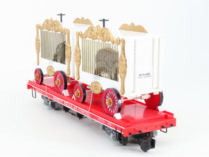 G Scale Bachmann 98372 EKLX Emmitt Kelly Circus Flatcar #162 w/2 Cage Wagons