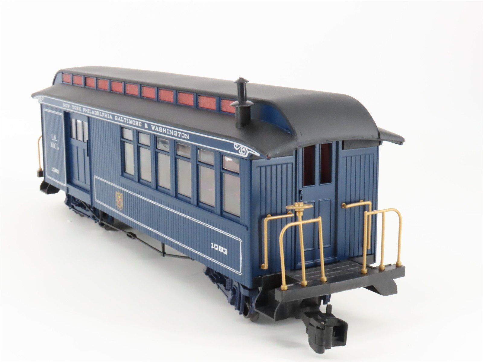 G Scale Bachmann 97143 NYPB&W Railway Combine Passenger Car #1063
