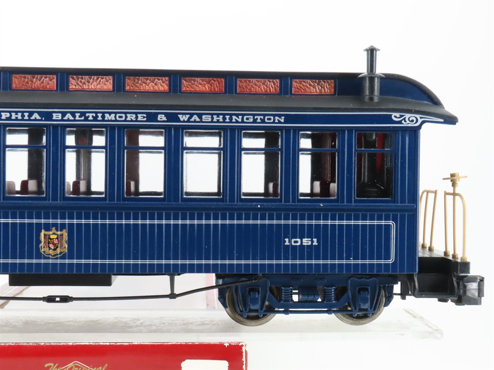 G Scale Bachmann 97243 NYPB&W Railway Combine Passenger Car #1051