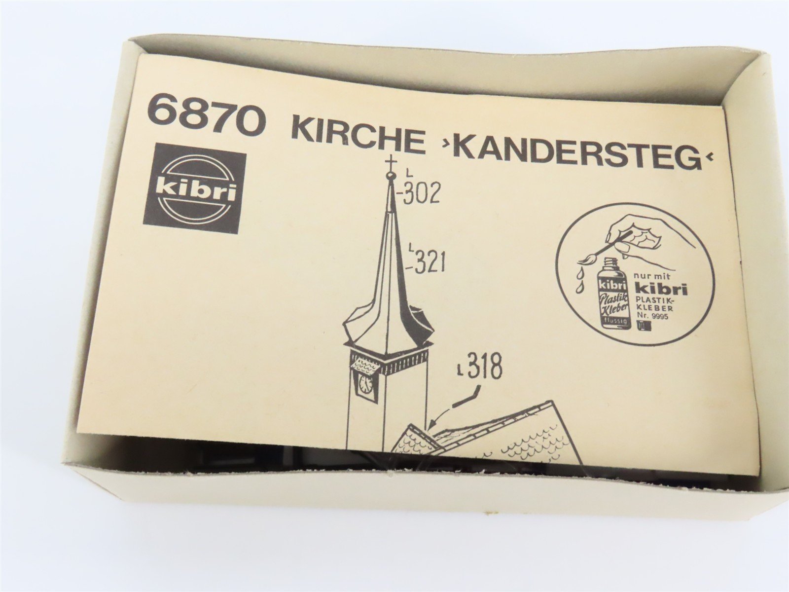 Z 1/220 Scale Kibri Kit B-6870 Kandersteg Church Building