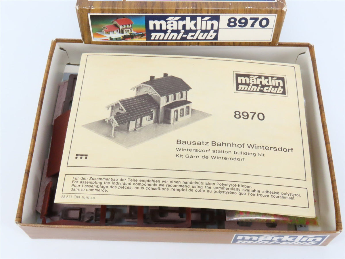 Z 1/220 Scale Marklin Mini-Club Kit 8970 Wintersdorf Station