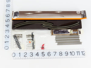 LOT of 12 Z Scale Marklin Mini-Club Straight & Curved Track Sections