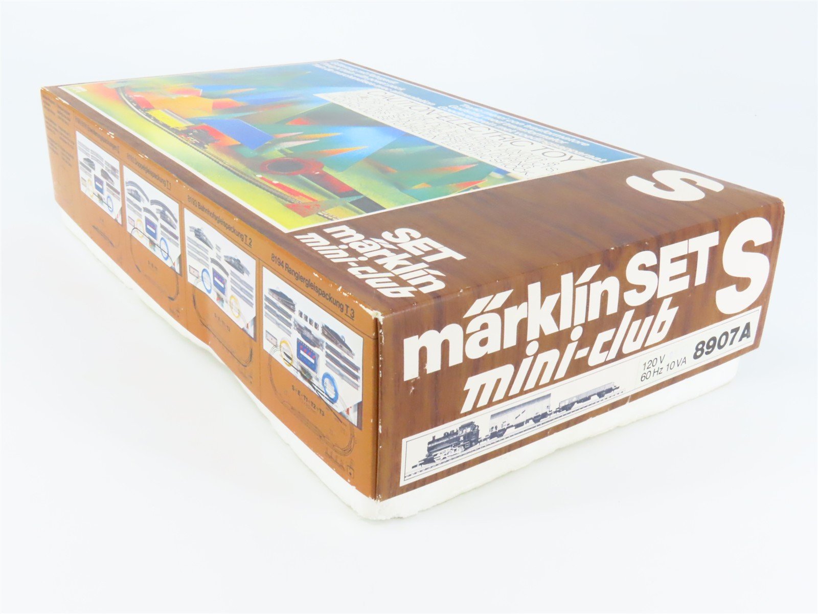 Z Scale Marklin Mini-Club 8907A DB German 0-6-0T Steam Freight Train Set S