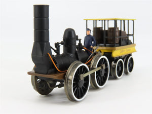 HO Scale Bachmann 00641 The DeWitt Clinton 0-4-0 Steam Passenger Train Set