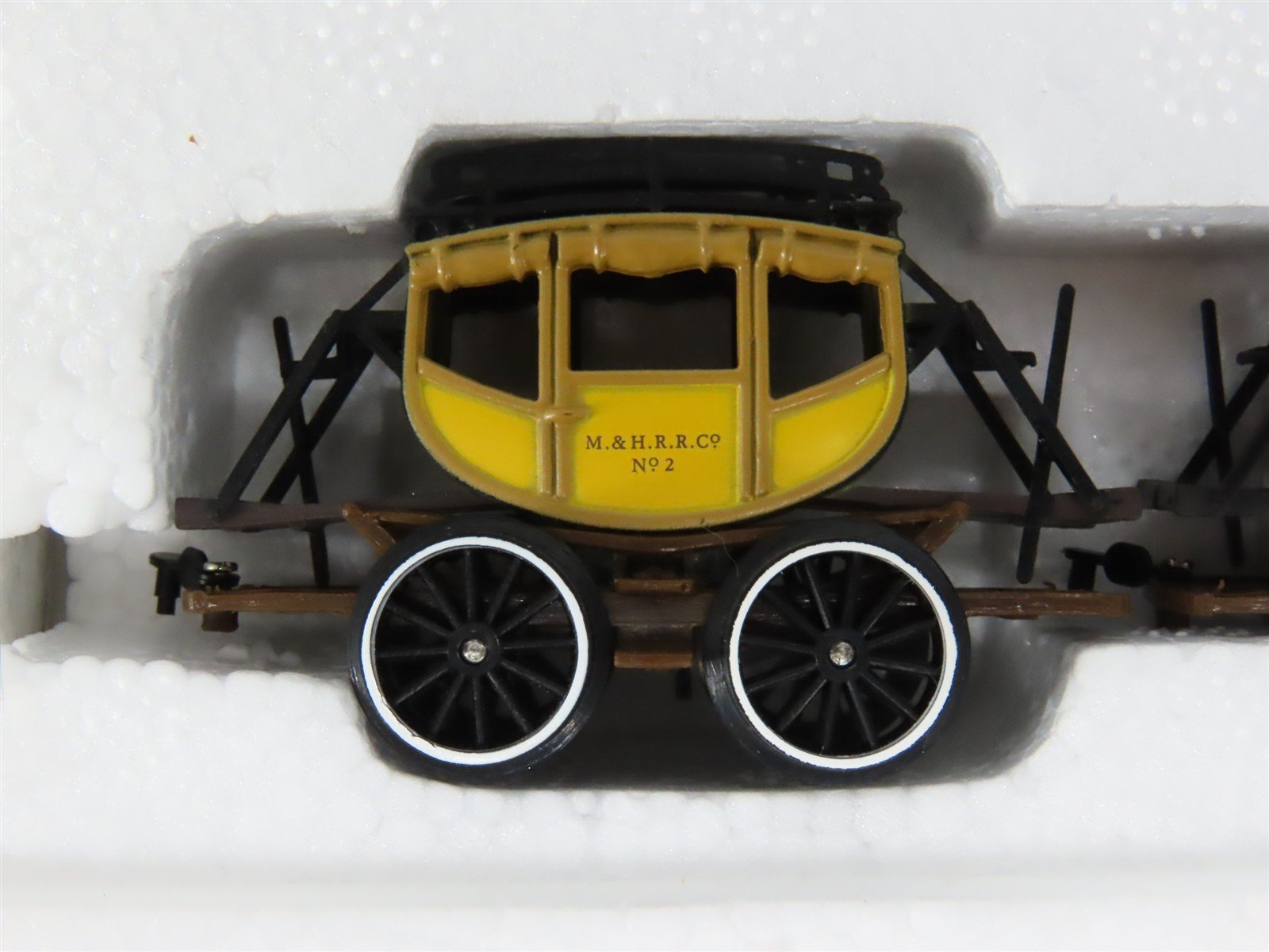 HO Scale Bachmann 00641 The DeWitt Clinton 0-4-0 Steam Passenger Train Set