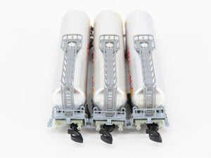 Z Scale Marklin Mini-Club 82201 SBB-CFF Swiss Shell Tank Cars 3-Car Set
