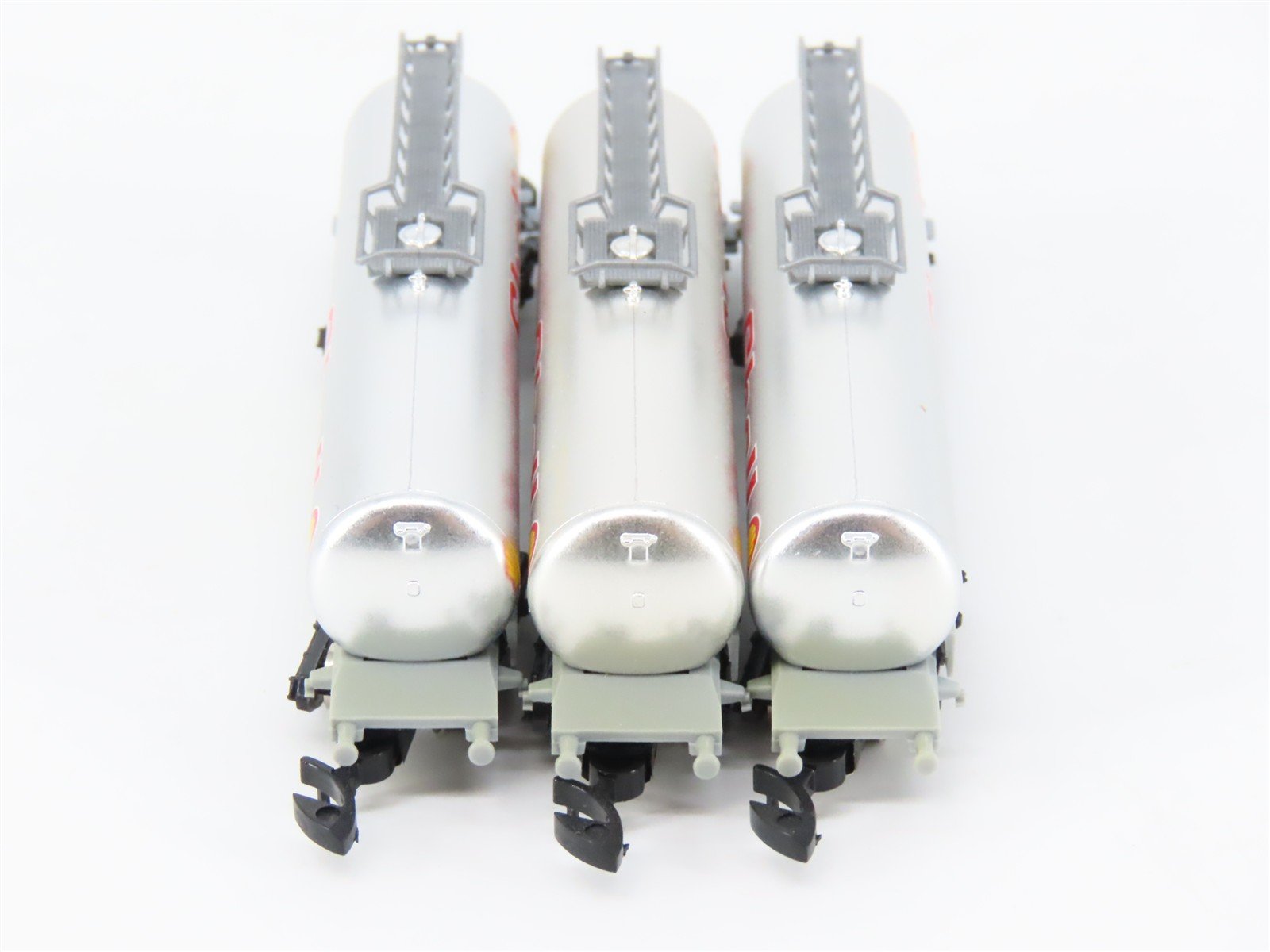Z Scale Marklin Mini-Club 82201 SBB-CFF Swiss Shell Tank Cars 3-Car Set