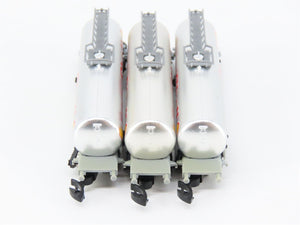 Z Scale Marklin Mini-Club 82201 SBB-CFF Swiss Shell Tank Cars 3-Car Set