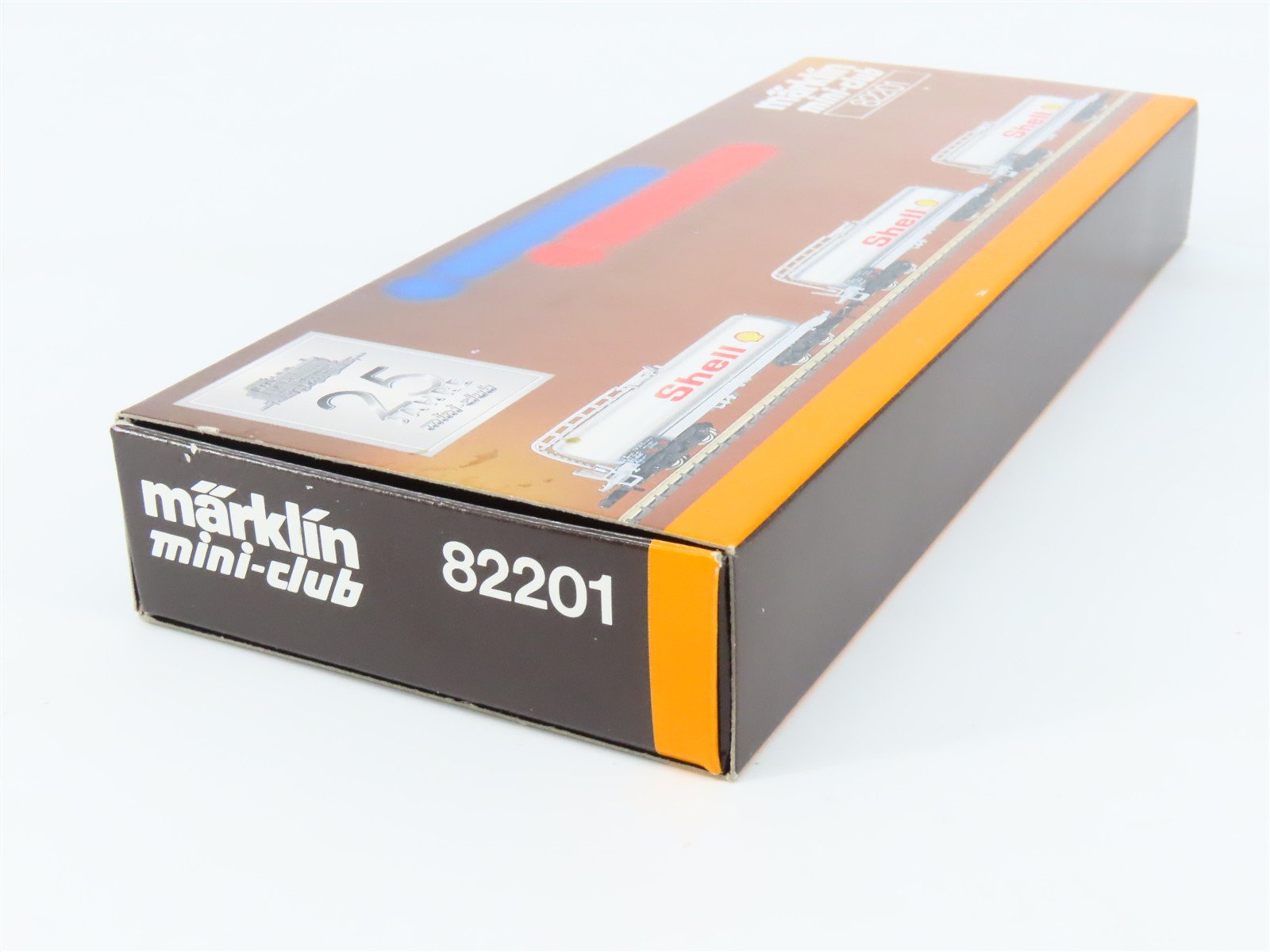 Z Scale Marklin Mini-Club 82201 SBB-CFF Swiss Shell Tank Cars 3-Car Set