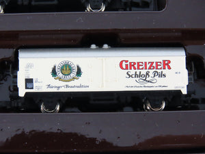 Z Scale Marklin Mini-Club 8208 European Beer Reefers 4-Car Set