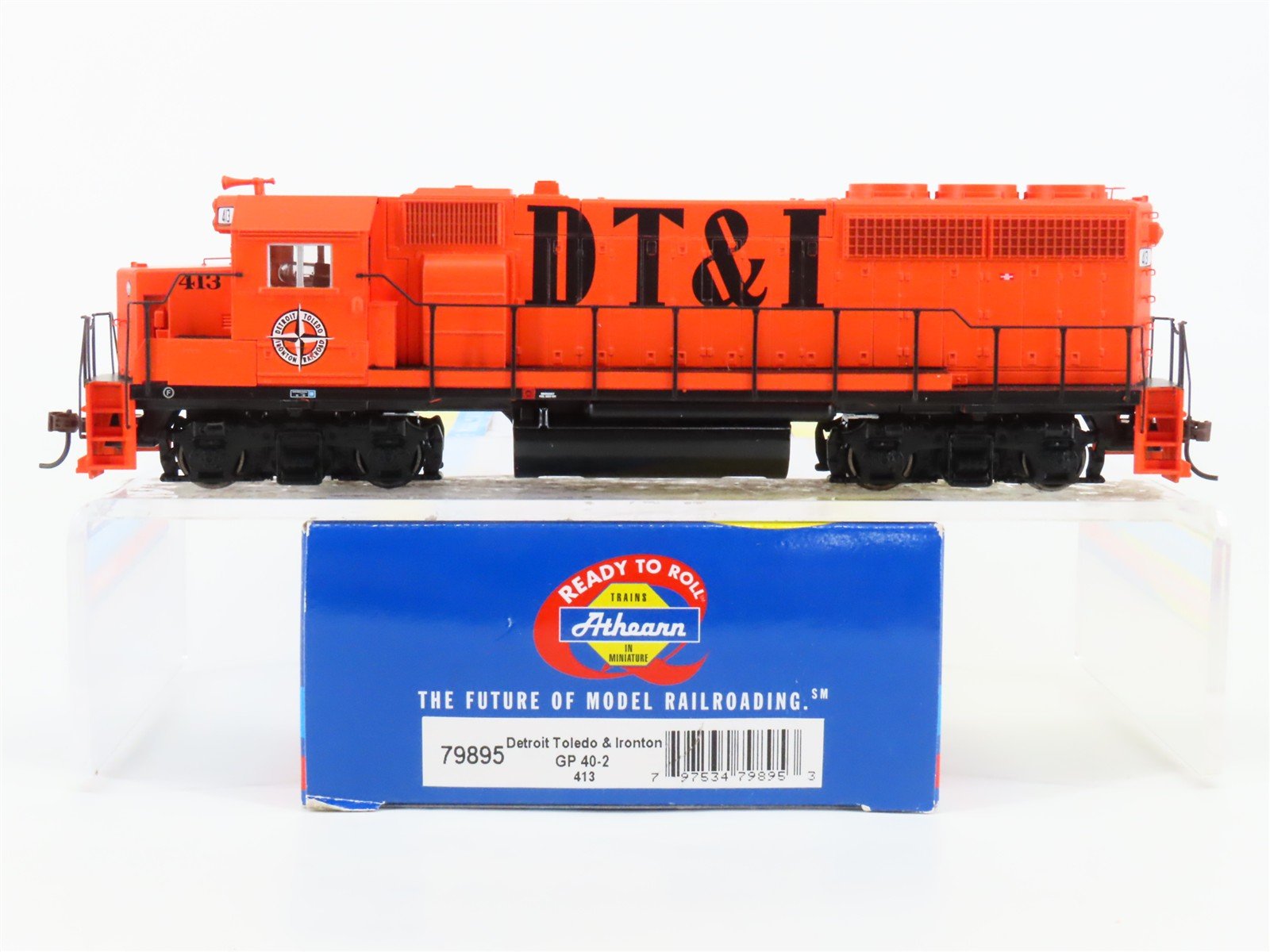 HO Scale Athearn 79895 DT&I Detroit Toledo & Ironton EMD GP40-2 Diesel #413