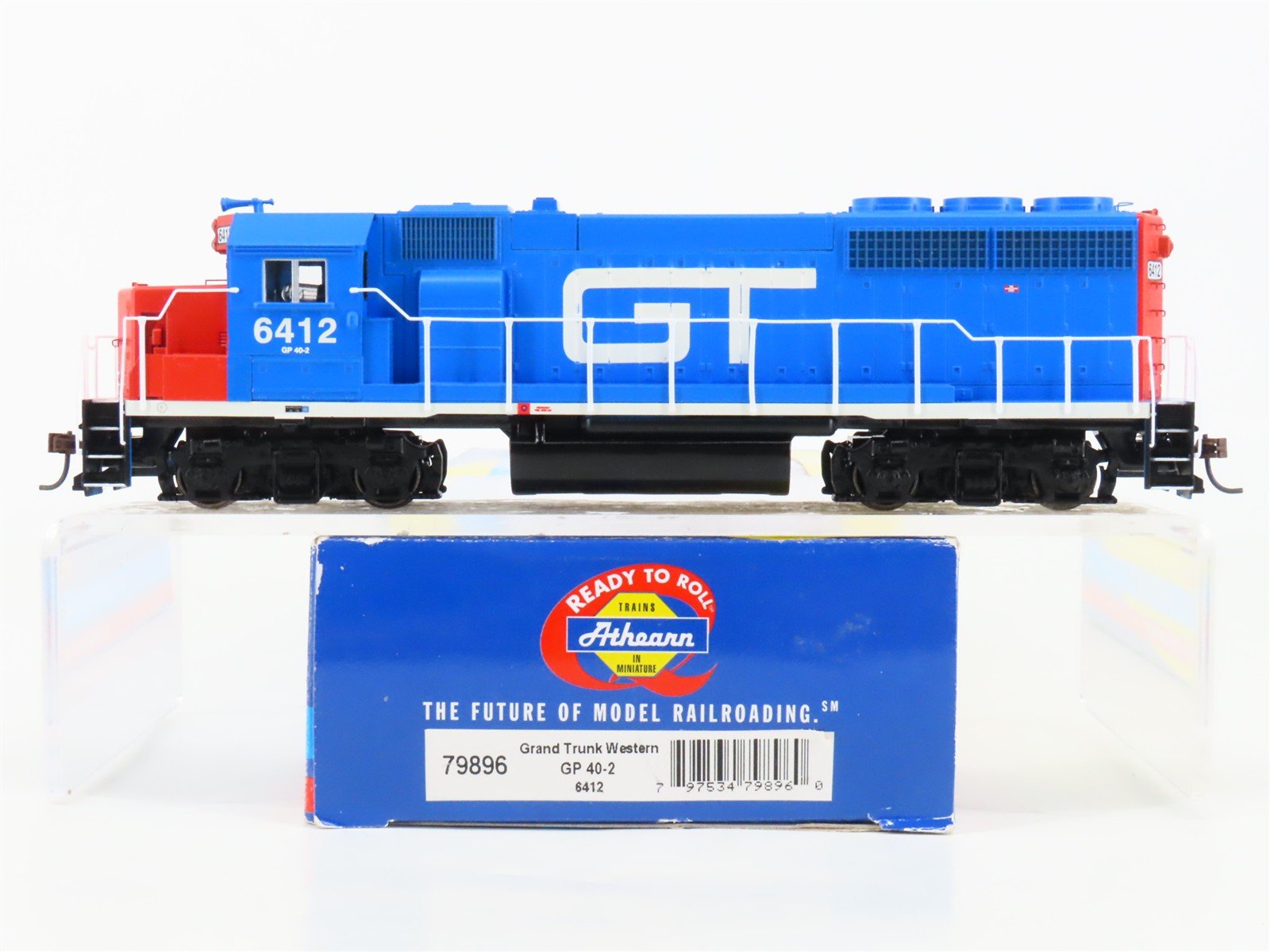 HO Scale Athearn 79896 GTW Grand Trunk Western EMD GP40-2 Diesel #6412