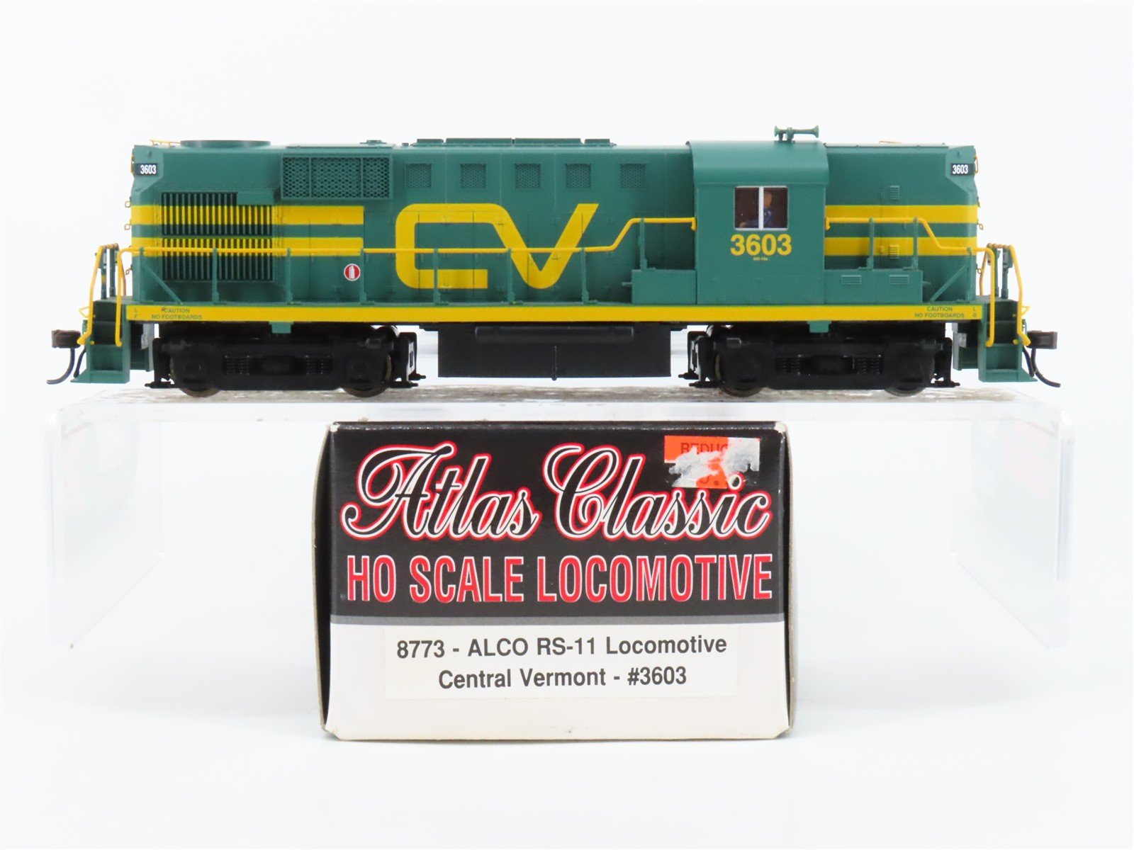 HO Scale Atlas Classic 8773 CV Central Vermont ALCO RS-11 Diesel #3603