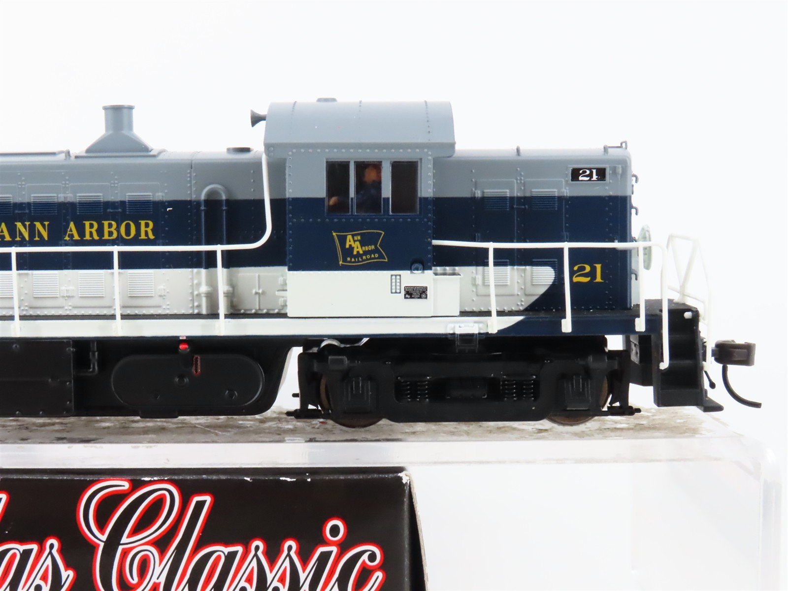 HO Scale Atlas Classic 7128 AA Ann Arbor ALCO RS-1 Diesel Locomotive #21