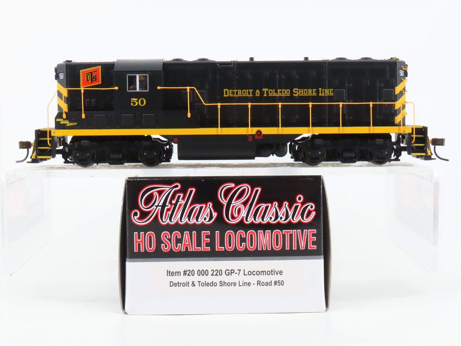 HO Scale Atlas Classic 20000220 DTS EMD GP7 Diesel Locomotive #50 - DCC Ready