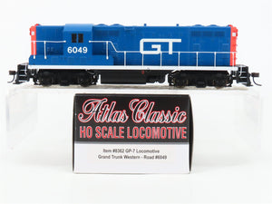 HO Scale Atlas Classic 8362 GTW Grand Trunk Western GP7 Diesel #6049 - DCC Ready