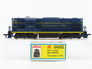 HO Scale Atlas/KATO 8003 C&O Chesapeake & Ohio ALCO RSD-12 Diesel #6706