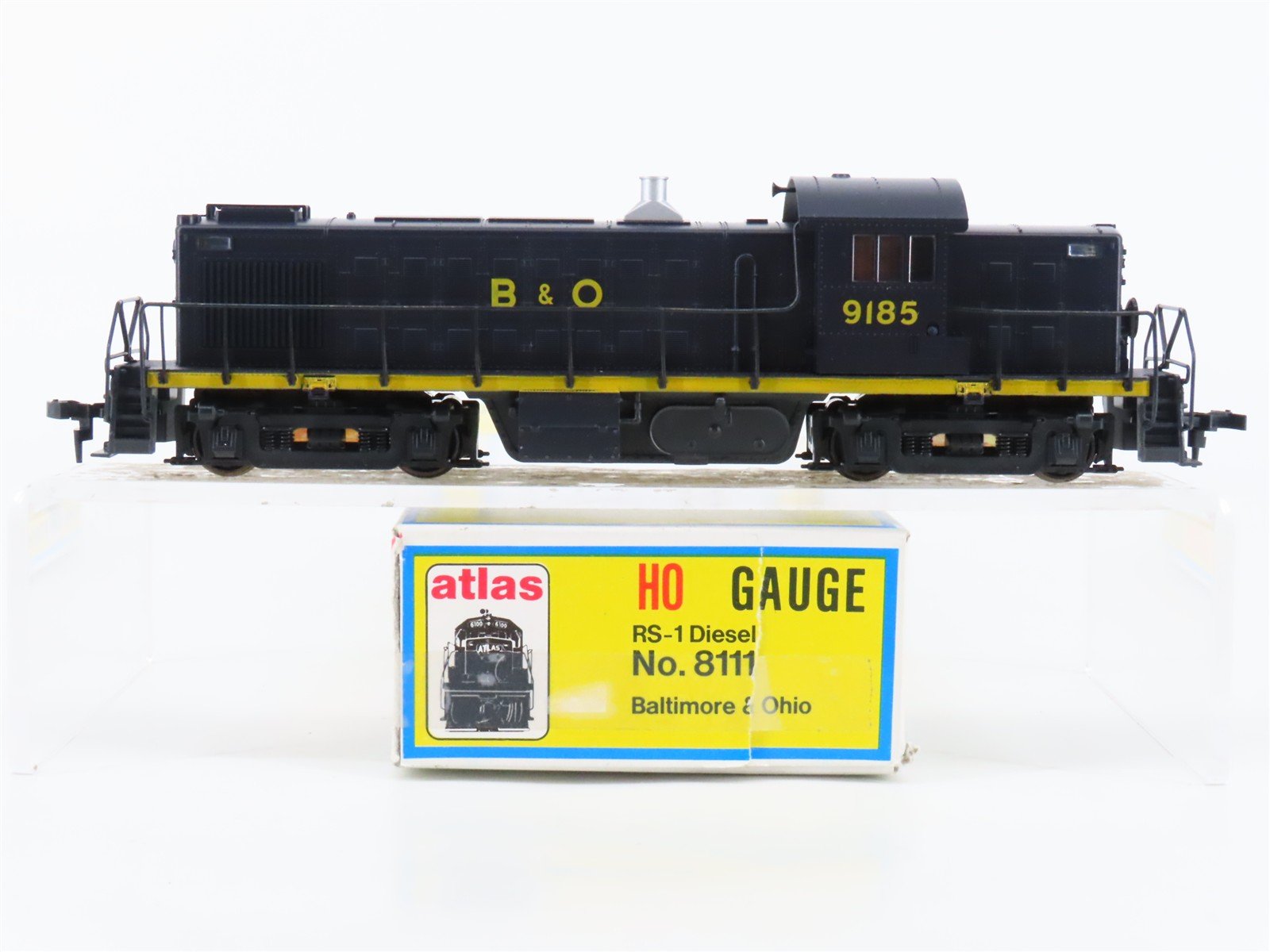 HO Scale Atlas/KATO 8111 B&O Baltimore & Ohio ALCO RS-1 Diesel Locomotive #9185
