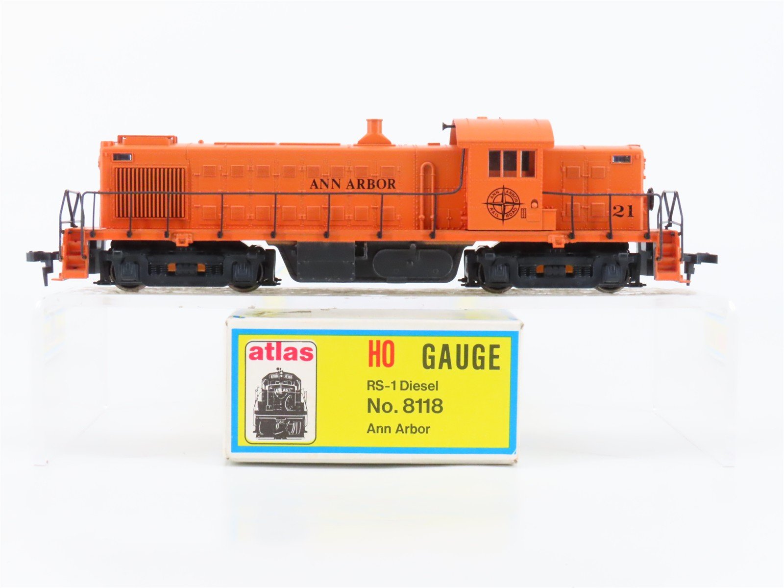 HO Scale Atlas/KATO 8118 AA Ann Arbor ALCO RS-1 Diesel Locomotive #21