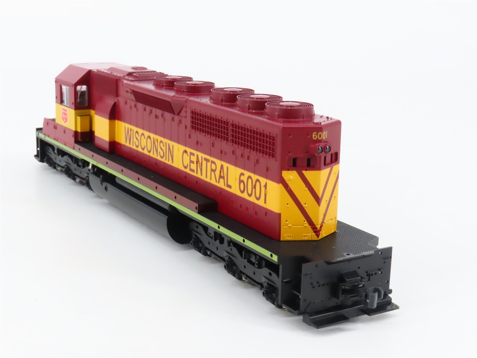 HO Scale KATO 37-6329 WC Wisconsin Central EMD SD40 Diesel #6001 - DCC Ready