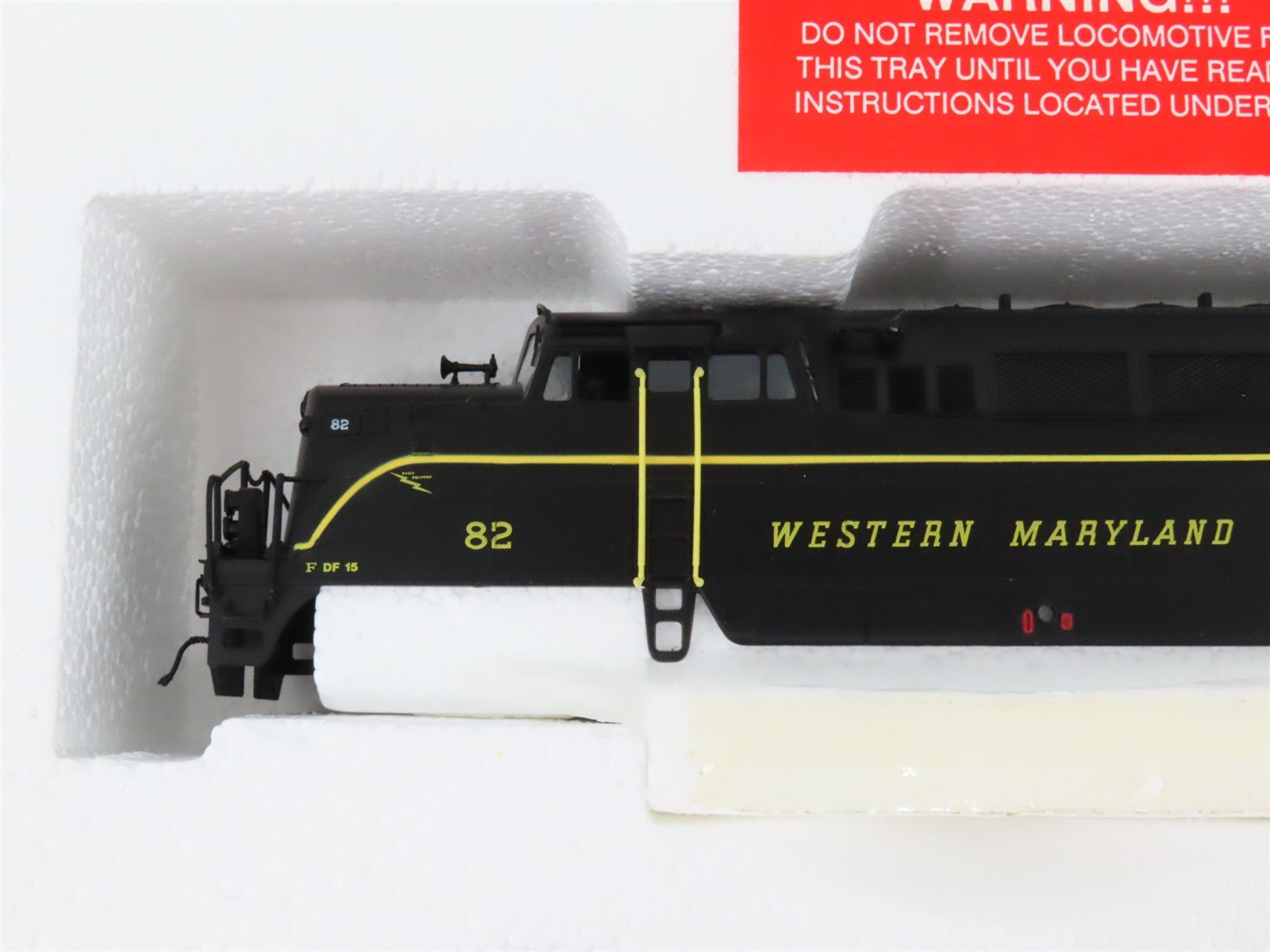 HO Scale Proto 2000 8356 WM Western Maryland EMD BL2 Diesel Locomotive #82