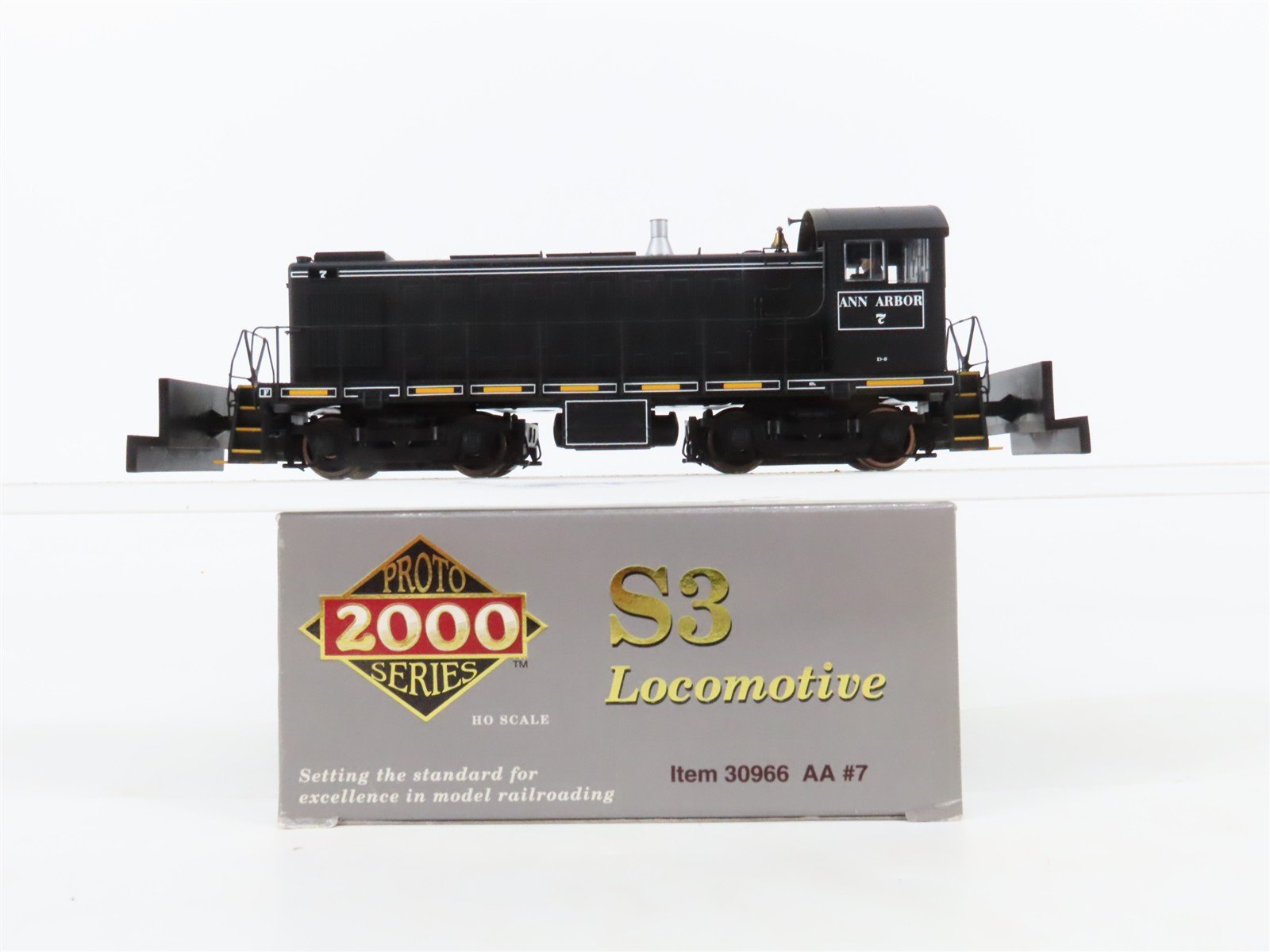 HO Scale Proto 2000 30966 AA Ann Arbor ALCO S3 Diesel Switcher #7 - DCC Ready