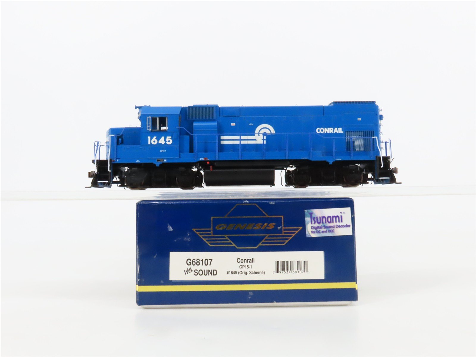 Athearn Genesis G68107 CR Conrail EMD GP15-1 Diesel #1645 w/ DCC & Sound