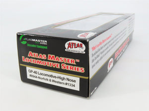 HO Atlas Master 8944 N&W Norfolk & Western GP40 High-Nose Diesel #1334 w/ DCC