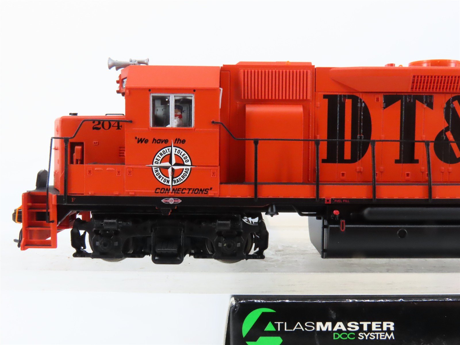HO Scale Atlas Master 9105 DT&I Detroit Toledo & Ironton GP38 Diesel #204 w/ DCC