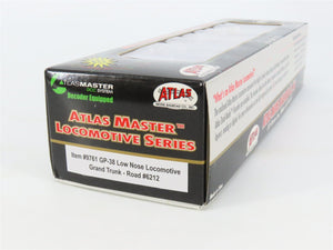 HO Scale Atlas Master 9761 GTW Grand Trunk Western EMD GP38 Diesel #6212 w/ DCC