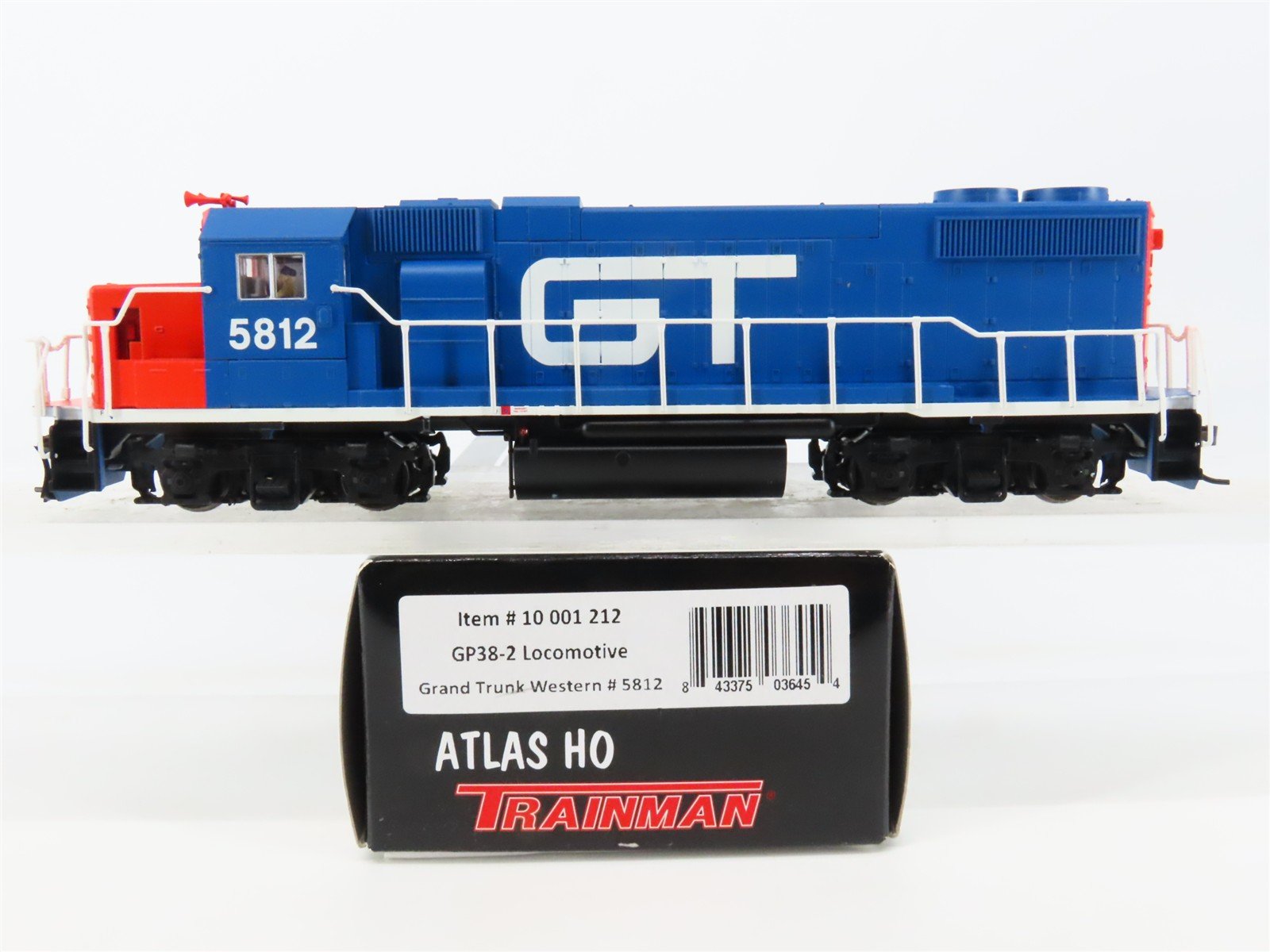 HO Scale Atlas Trainman 10001212 GTW EMD GP38-2 Diesel #5812 - DCC Ready