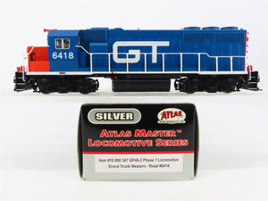 HO Atlas Master Silver 10000347 GTW EMD GP40-2 Ph. 1 Diesel #6418 - DCC Ready