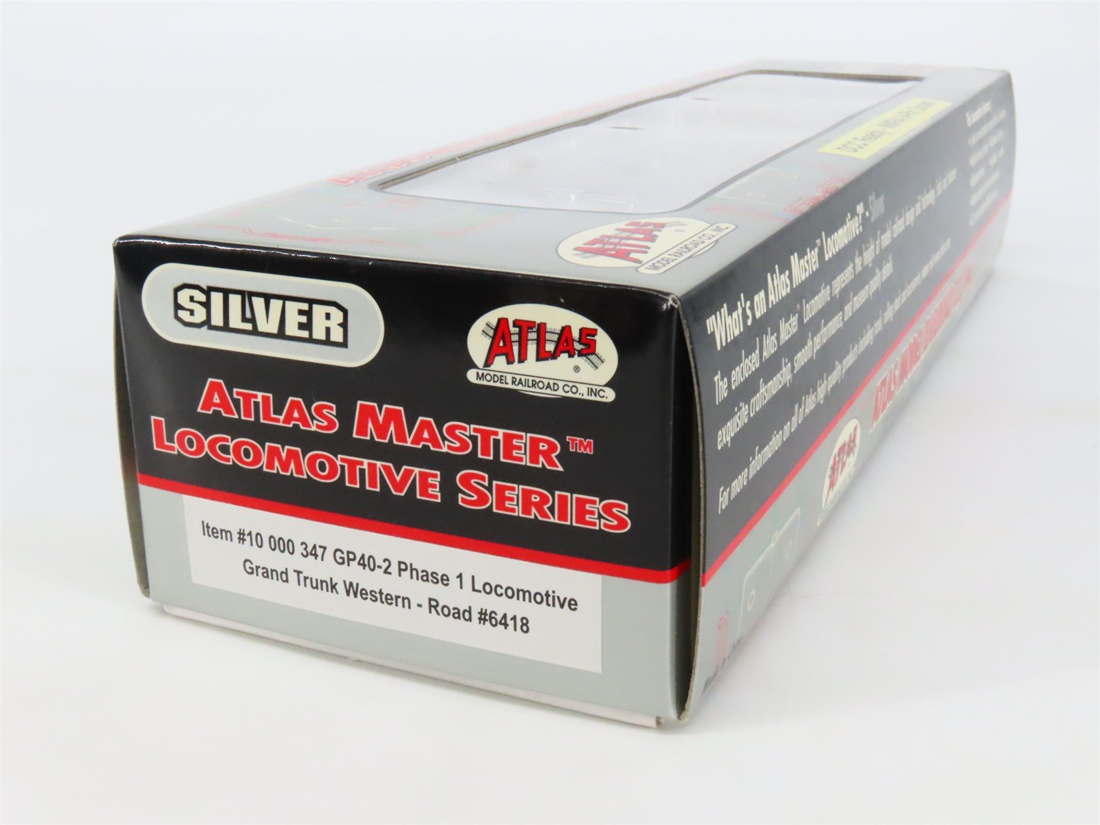 HO Atlas Master Silver 10000347 GTW EMD GP40-2 Ph. 1 Diesel #6418 - DCC Ready