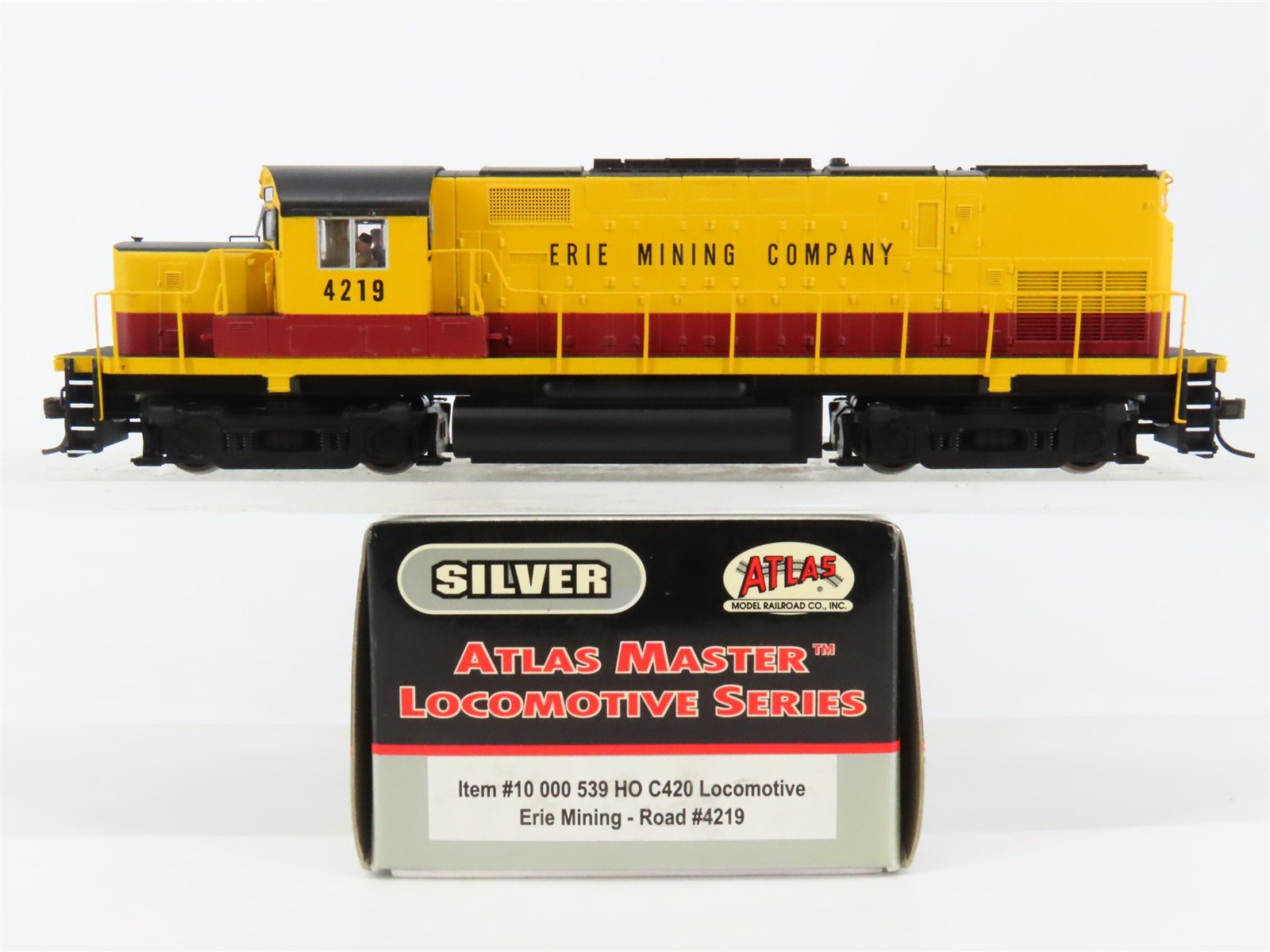 HO Atlas Master Silver 10000539 Erie Mining ALCO C420 Diesel #4219 - DCC Ready