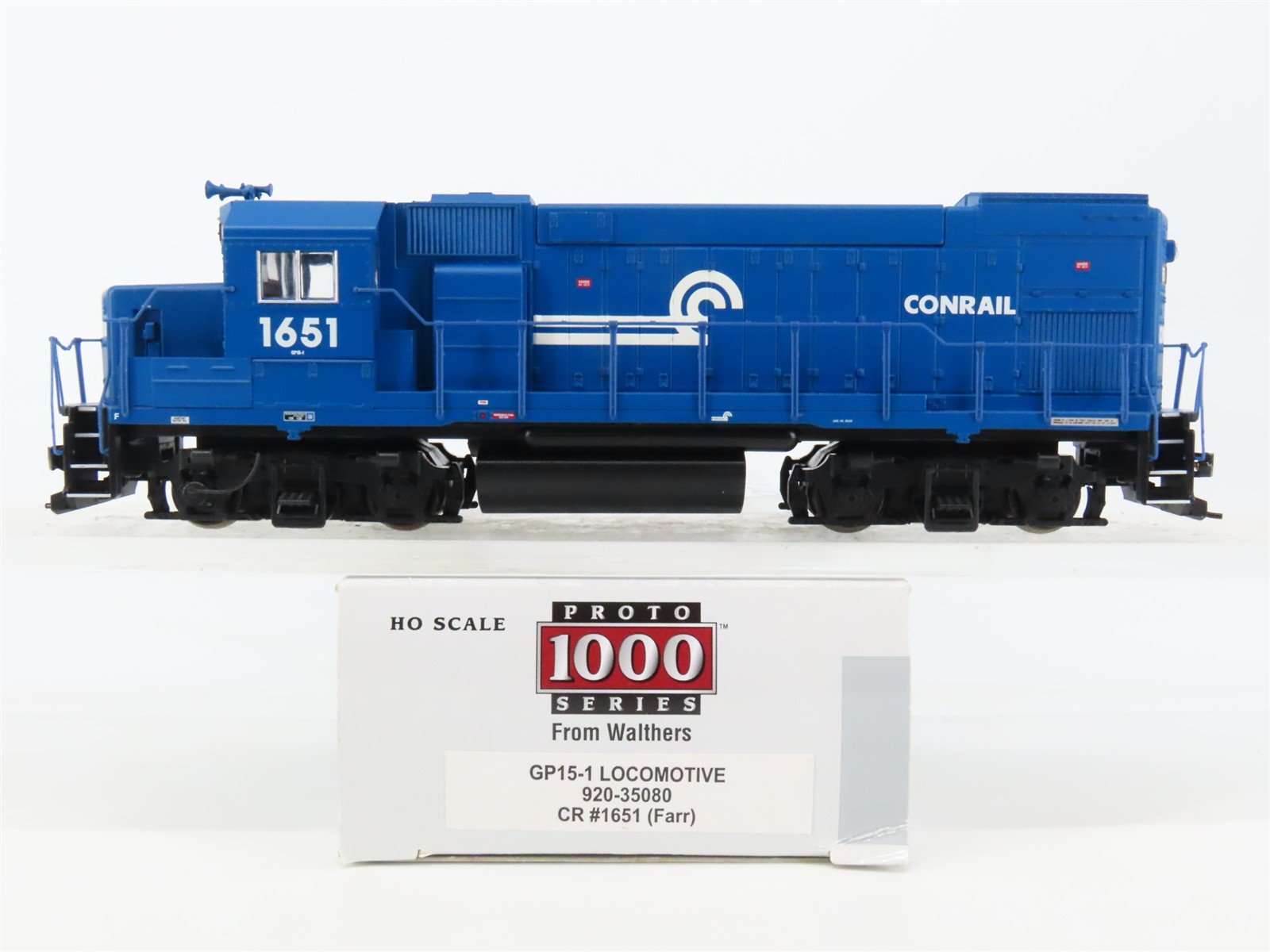 HO Scale Proto 1000 920-35080 CR Conrail EMD GP15-1 Diesel #1651 - DCC Ready