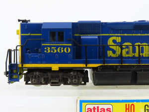 HO Scale Atlas 7021 ATSF Santa Fe EMD GP38 Diesel Locomotive #3560